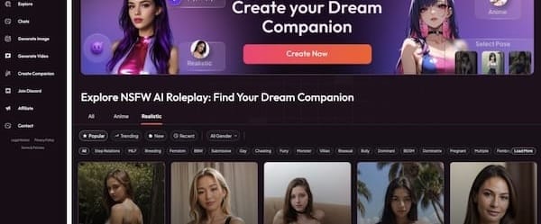 MyDreamCompanion.com - Custom AI Girlfriend